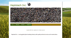 Desktop Screenshot of haplotech.com