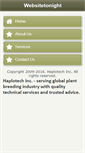 Mobile Screenshot of haplotech.com